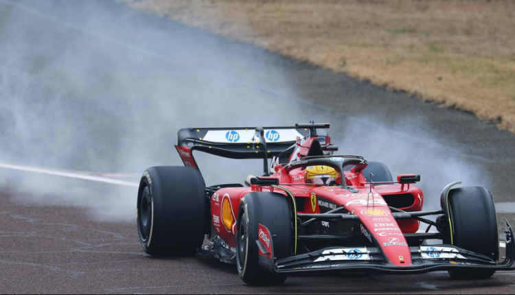 PRIMERA PRUEBA DE HAMILTON EN FERRARI